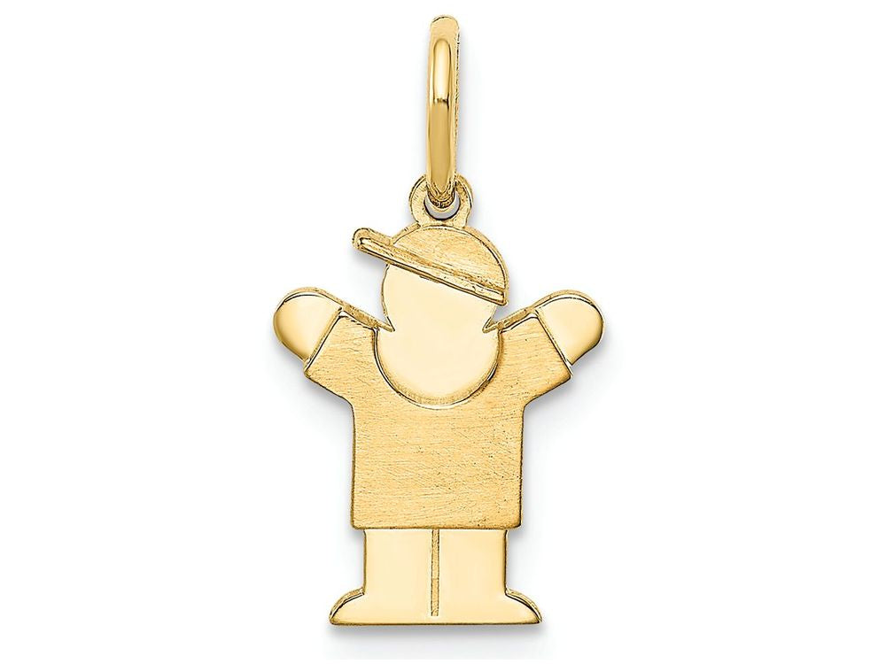 FJC Finejewelers 14k Yellow Gold Mini Boy Charm