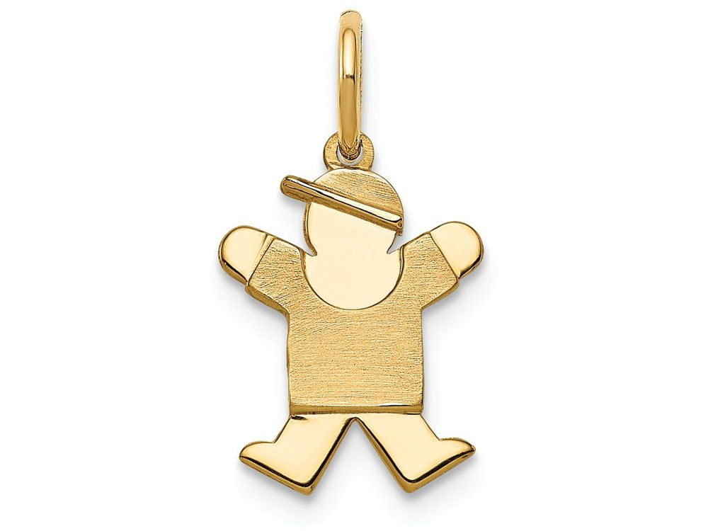 FJC Finejewelers 14k Yellow Gold Mini Boy Charm