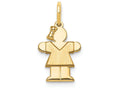 FJC Finejewelers 14k Yellow Gold Mini Girl Charm