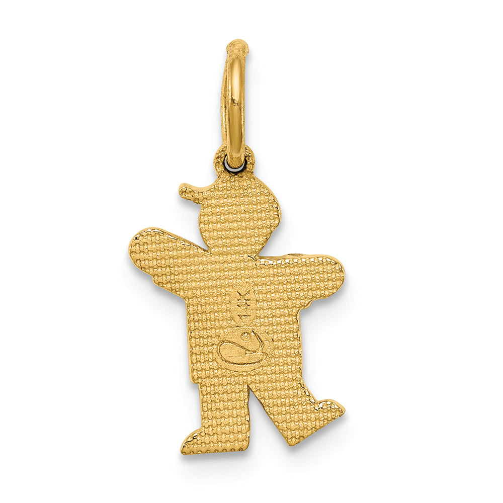 FJC Finejewelers 14k Yellow Gold Mini Boy Charm