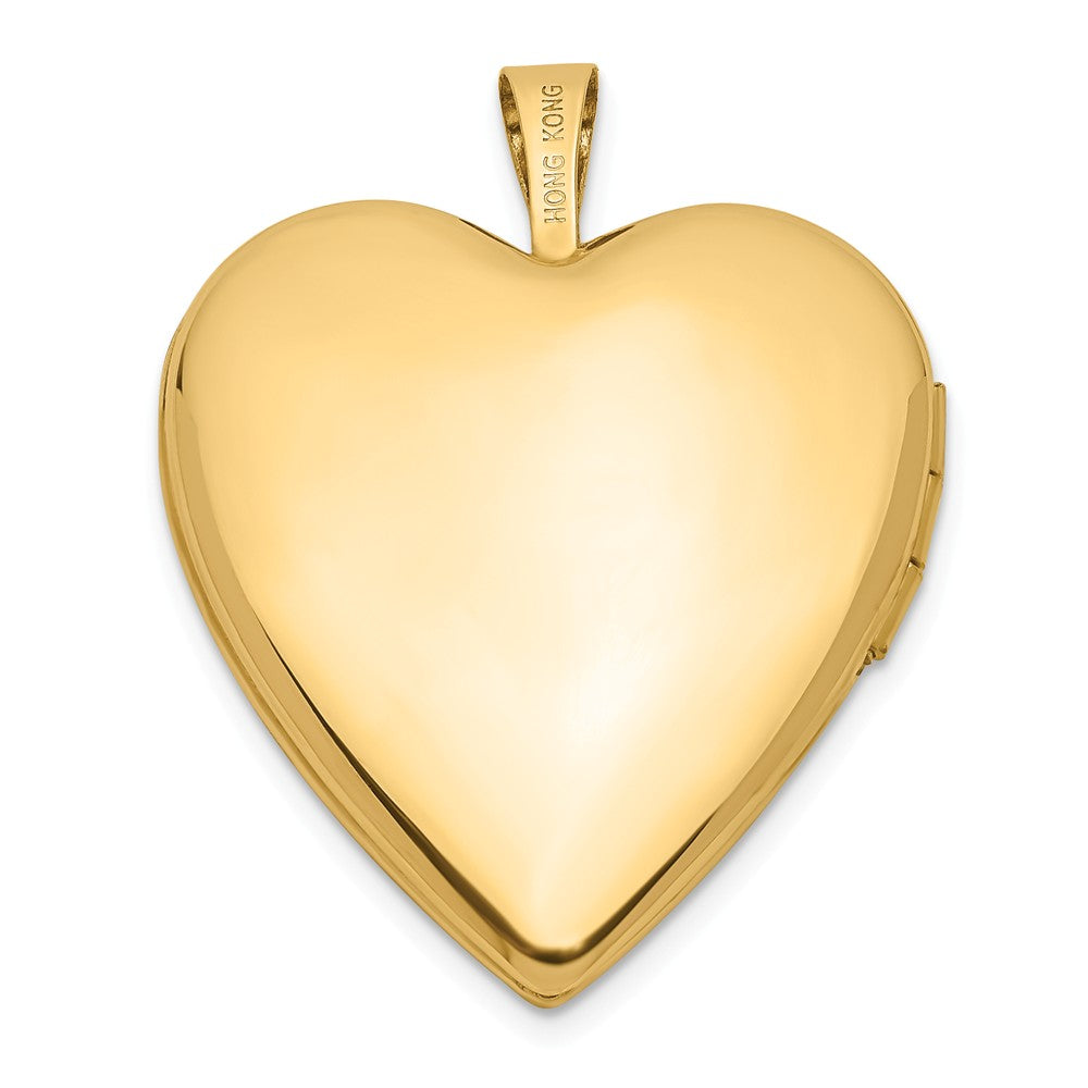 FJC Finejewelers 14k 20mm Enamel Rose I Love You Heart Locket Pendant Necklace 18 inch chain included