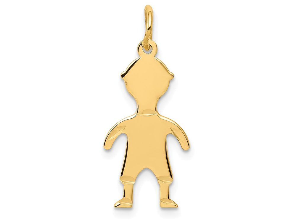 FJC Finejewelers 14k Yellow Gold Boy Charm