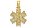 FJC Finejewelers 14k Yellow Gold Medical Jewelry Symbol Charm