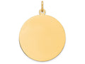 FJC Finejewelers 14k Yellow Gold Round Disc Charm