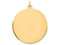 FJC Finejewelers 14k Yellow Gold Round Disc Charm