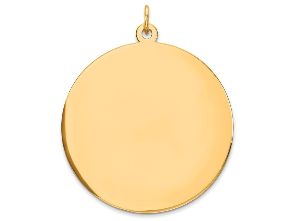 FJC Finejewelers 14k Yellow Gold Round Disc Charm