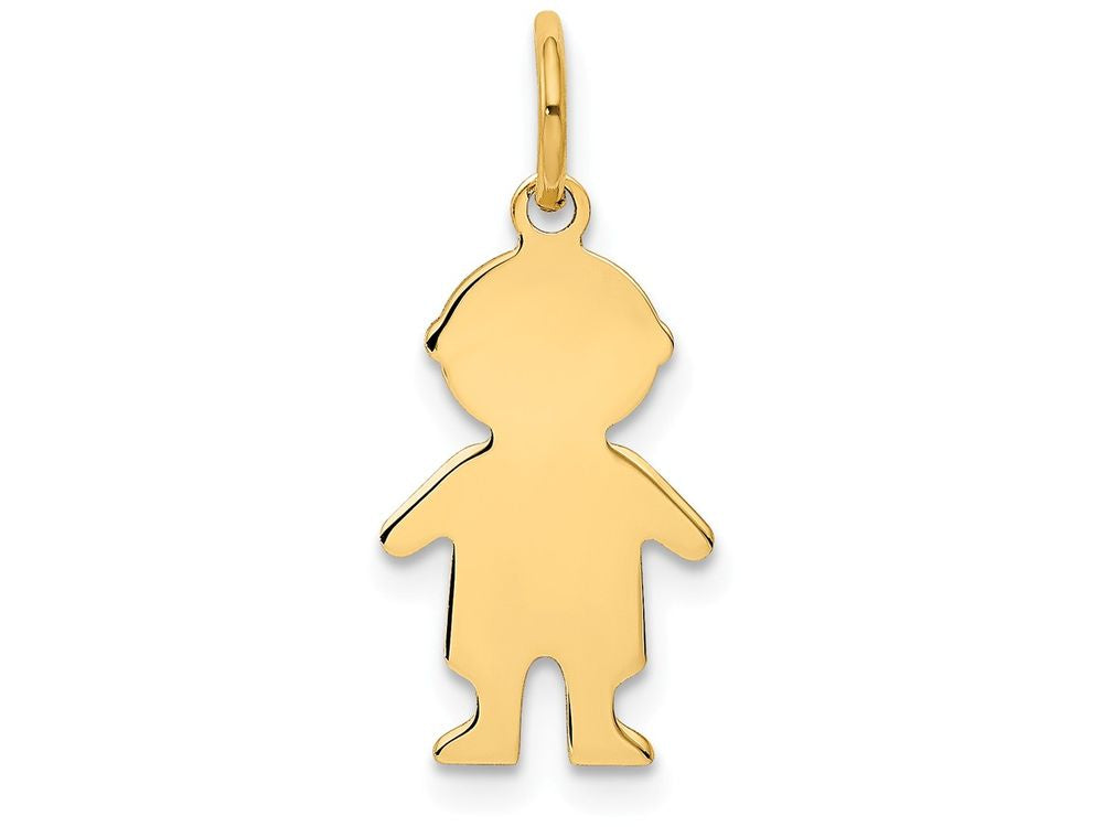 FJC Finejewelers 14k Yellow Gold Boy Charm
