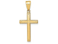 FJC Finejewelers 14k Yellow Gold Solid Cross Charm