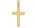 FJC Finejewelers 14k Yellow Gold Florentine Cross Charm