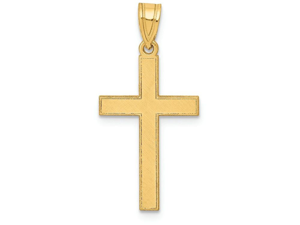 FJC Finejewelers 14k Yellow Gold Florentine Cross Charm