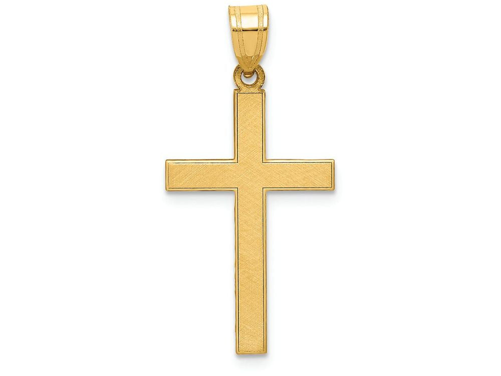 FJC Finejewelers 14k Yellow Gold Florentine Cross Charm