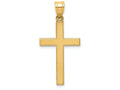 FJC Finejewelers 14k Yellow Gold Florentine Cross Charm