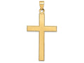 FJC Finejewelers 14k Yellow Gold Florentine Cross Charm