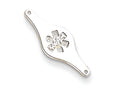 FJC Finejewelers Sterling Silver Non-enameled Medical Id Plate Tag
