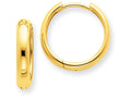 FJC Finejewelers 14k Yellow Gold Hinged Hoop Earrings