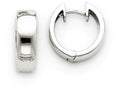 FJC Finejewelers 14k White Gold Hinged Hoop Earrings
