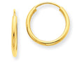 FJC Finejewelers 14k Yellow Gold 1.5mm Polished Round Endless Hoop Earrings
