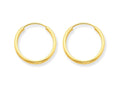 FJC Finejewelers 14k Yellow Gold 1.5mm Polished Round Endless Hoop Earrings