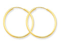 FJC Finejewelers 14k Yellow Gold 1.5mm Polished Round Endless Hoop Earrings
