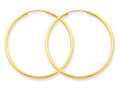 FJC Finejewelers 14k Yellow Gold 1.5mm Polished Round Endless Hoop Earrings