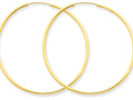 FJC Finejewelers 14k Yellow Gold 1.5mm Polished Round Endless Hoop Earrings