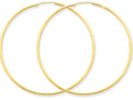 FJC Finejewelers 14k Yellow Gold 1.5mm Polished Round Endless Hoop Earrings