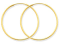 FJC Finejewelers 14k Yellow Gold 1.25mm Endless Hoop Earring