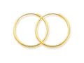 FJC Finejewelers 14k Yellow Gold 1.25mm Endless Hoop Earring