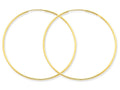 FJC Finejewelers 14k Yellow Gold 1.25mm Endless Hoop Earring