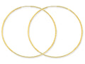 FJC Finejewelers 14k Yellow Gold 1.25mm Bright-cut Endless Hoop Earring