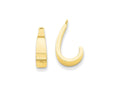 FJC Finejewelers 14k Yellow Gold Polished J-hoop Earring Jackets