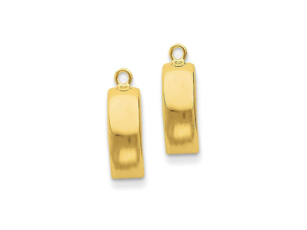 FJC Finejewelers 14k Yellow Gold Polished Earring Jackets