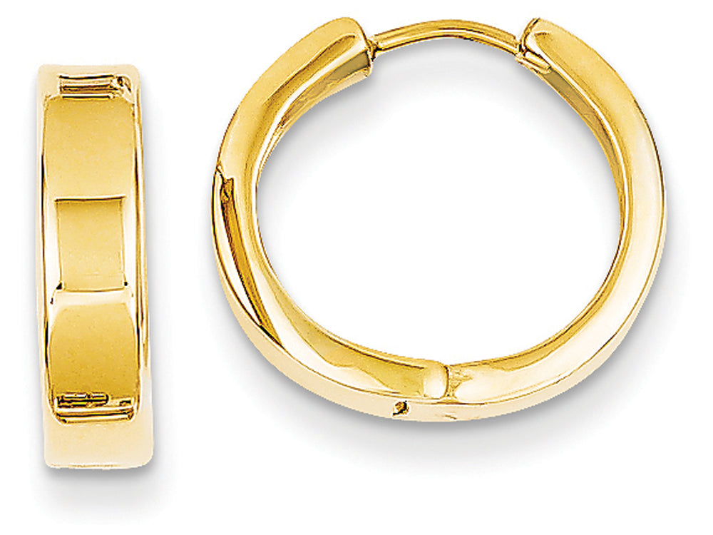 FJC Finejewelers 14k Yellow Gold Hinged Hoop Earrings
