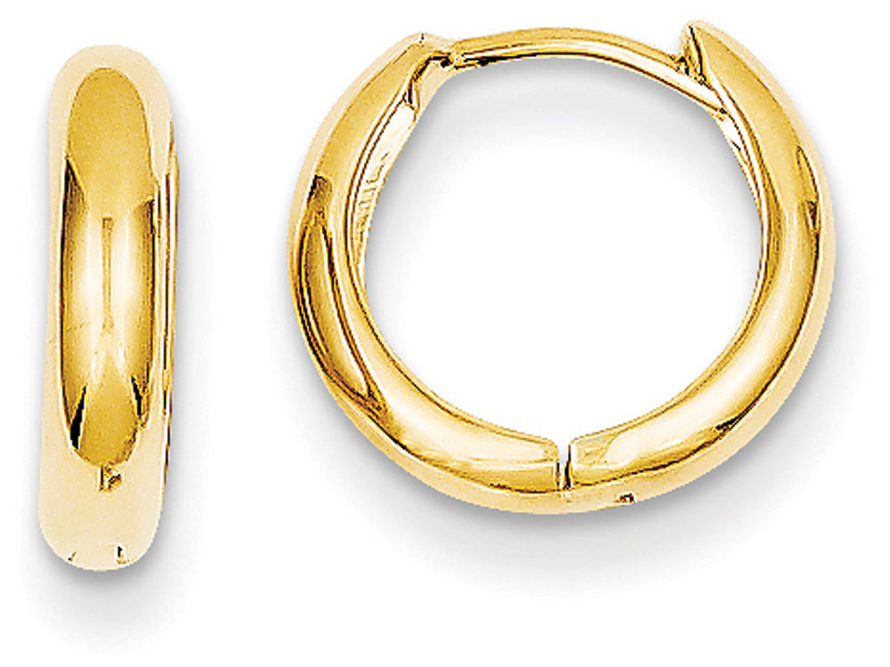 FJC Finejewelers 14k Yellow Gold Polished Hinged Hoop Earrings
