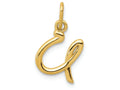 FJC Finejewelers 14k Yellow Gold Initial Charm