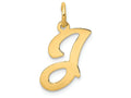FJC Finejewelers 14k Yellow Gold Die Struck Initial J Charm