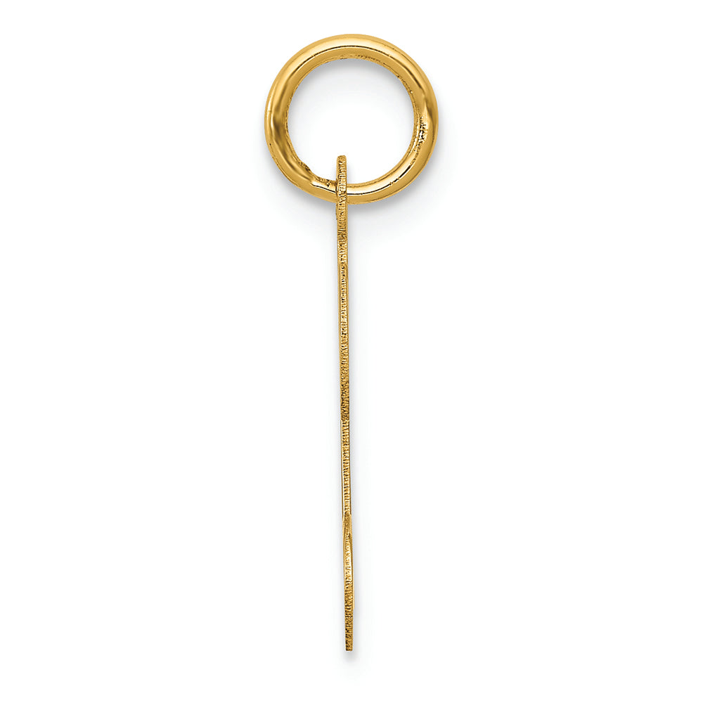 FJC Finejewelers 14k Yellow Gold Initial K Charm