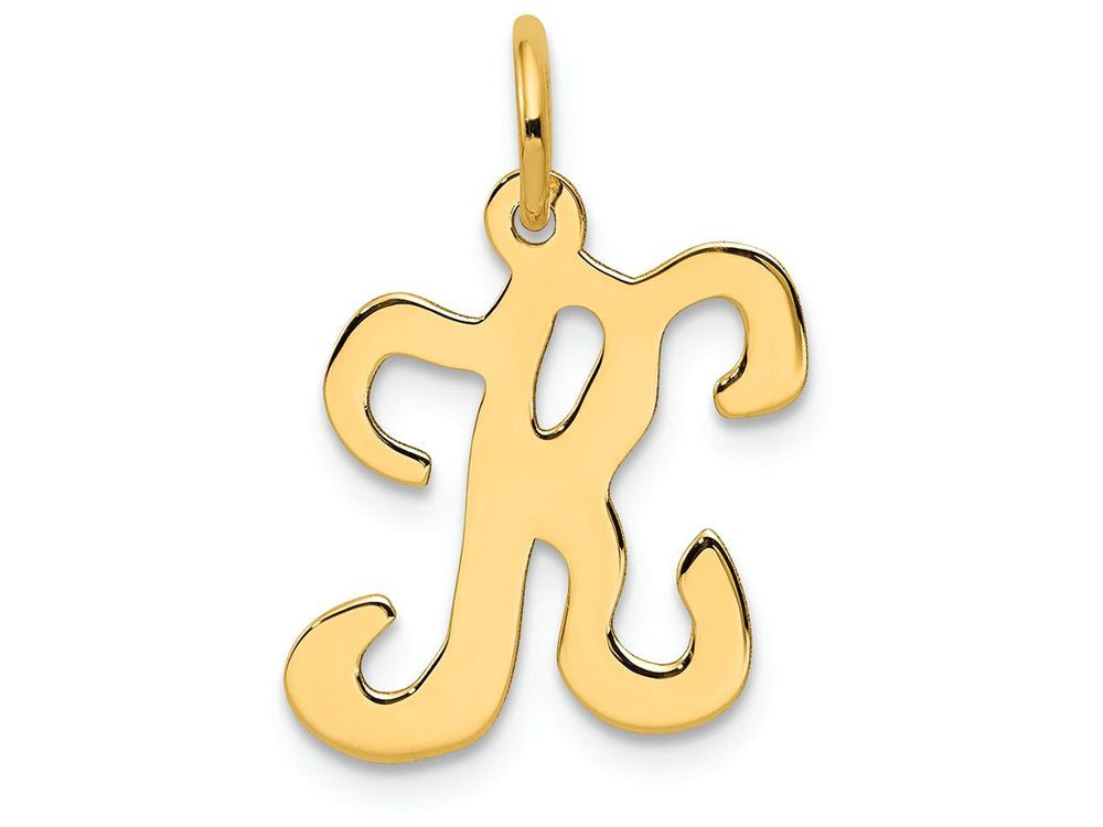 FJC Finejewelers 14k Yellow Gold Initial K Charm