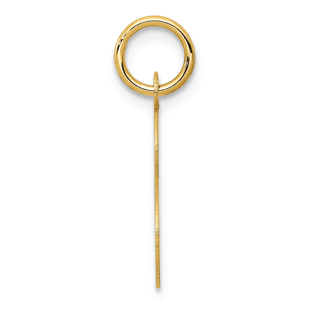 FJC Finejewelers 14k Yellow Gold Die Struck Initial S Charm