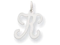 FJC Finejewelers 14 kt White Gold Initial K Charm