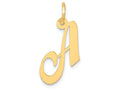 FJC Finejewelers 14k Yellow Gold Small Fancy Script Initial A Charm