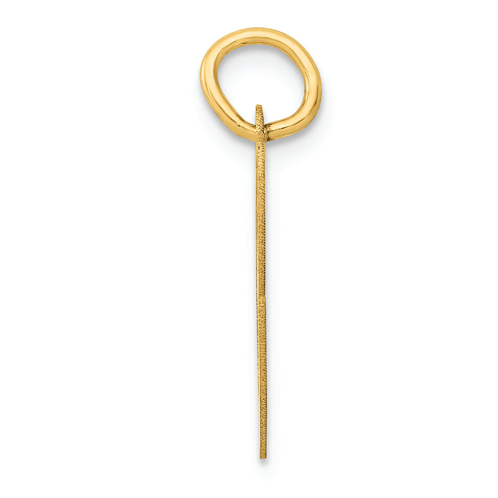 FJC Finejewelers 14k Yellow Gold Medium Fancy Script Initial C Charm