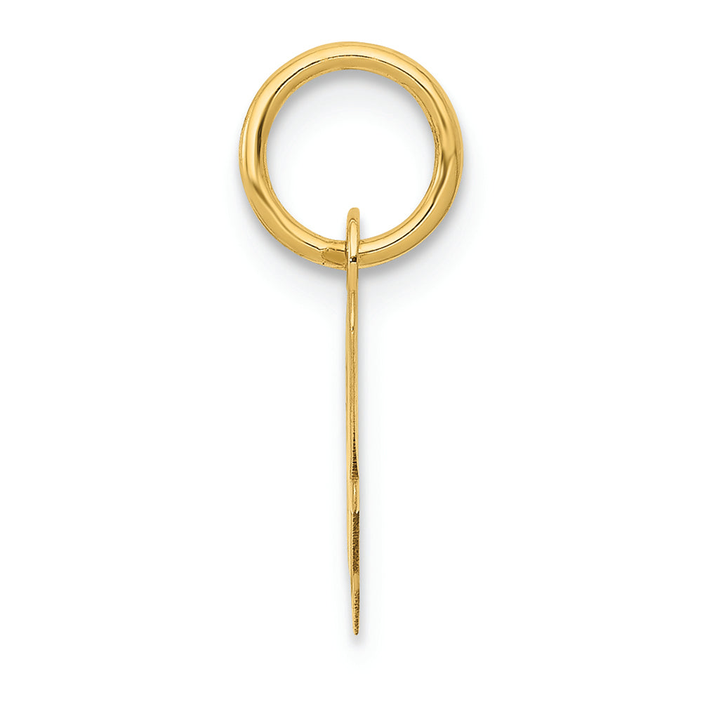 FJC Finejewelers 14k Yellow Gold Small Script Initial A Charm