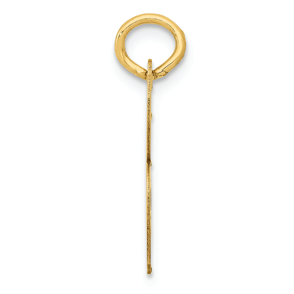 FJC Finejewelers 14k Yellow Gold Medium Script Initial B Charm