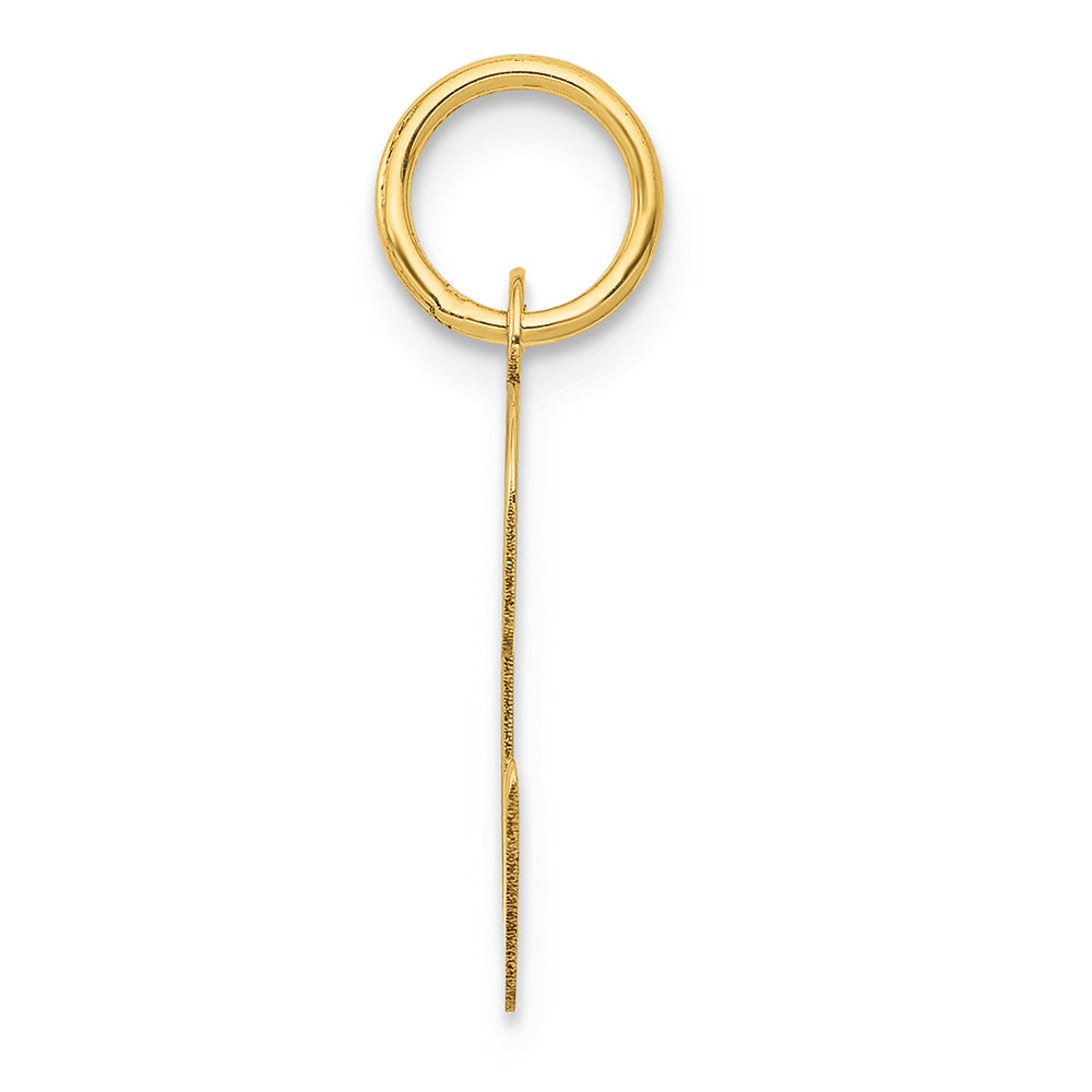 FJC Finejewelers 14k Yellow Gold Medium Script Initial C Charm