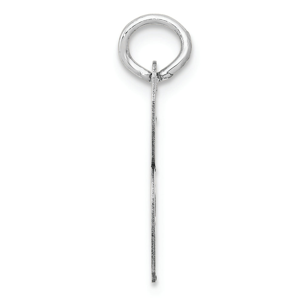 FJC Finejewelers 14k White Gold Medium Script Initial B Charm