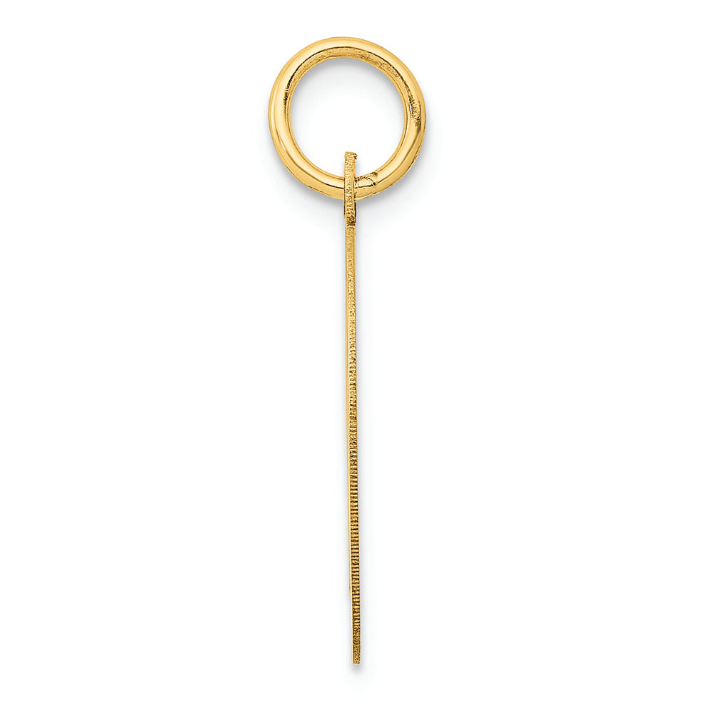 FJC Finejewelers 14k Yellow Gold Large Script Initial D Charm