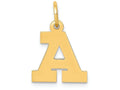 FJC Finejewelers 14k Yellow Gold Small Block Initial A Charm