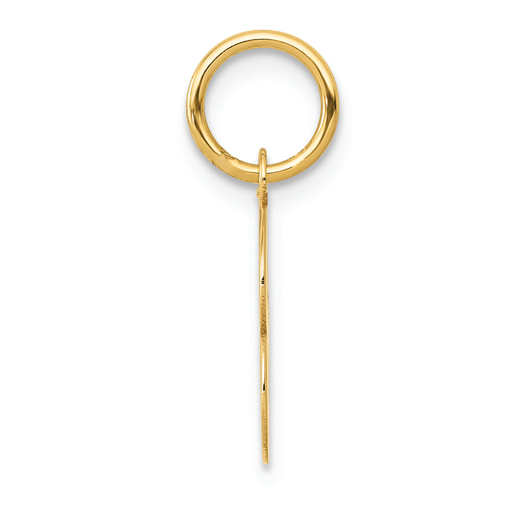 FJC Finejewelers 14k Yellow Gold Small Block Initial B Charm