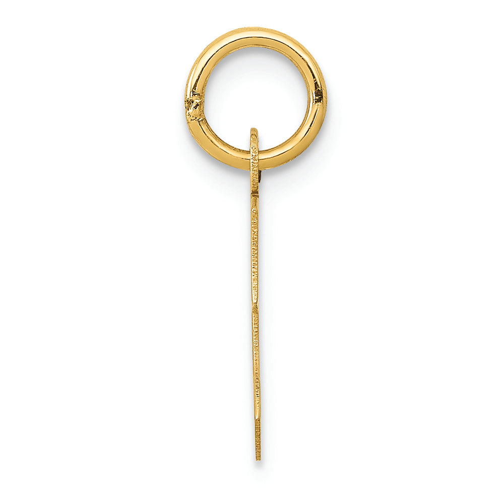FJC Finejewelers 14k Yellow Gold Small Block Initial C Charm